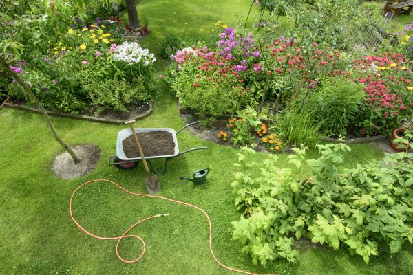 Flower Bed Construction in Plano
