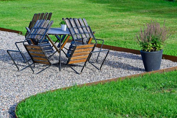 Metal Edging Installation in Plano