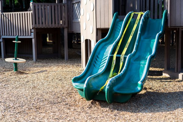 Play Area Mulch Installation in Plano