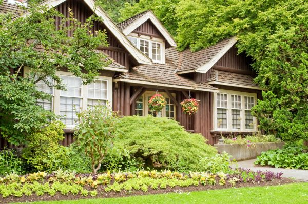 Log Home Landscaping in Plano