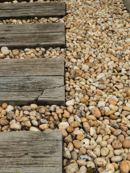 Pea Rock Installation in Plano